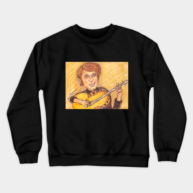 Glen Campbell Universal Soldier Crewneck Sweatshirt by TheArtQueenOfMichigan 
